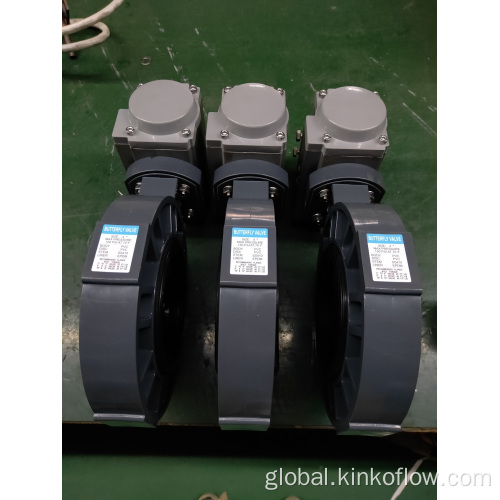 Pneumatic Control UPVC Butterfly Valve Pneumatic UPVC butterfly valve Manufactory